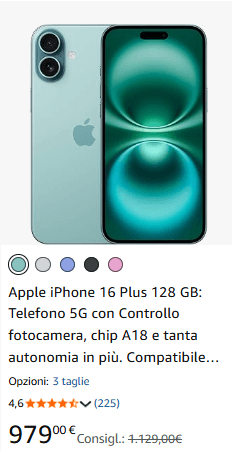 Il nuovo iPhone 16